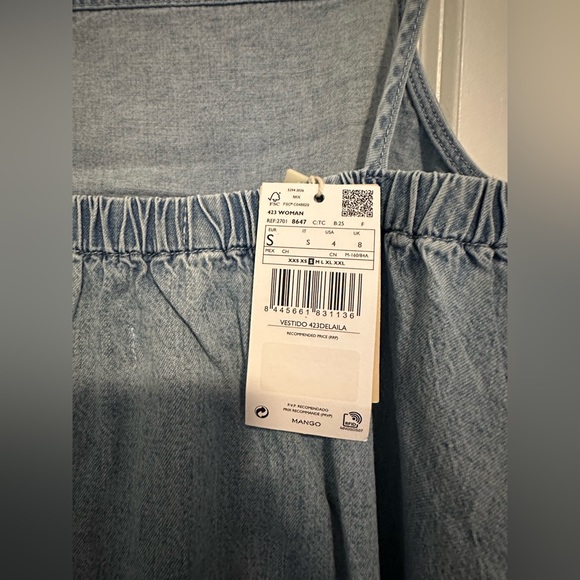 Mango Ruffled denim dress - Picture 5 of 6